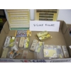 Image 2 : 2 BOXES OF ASST. TRAIN FIGURINES, SM. TRUCKS, ETC.