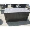 Image 2 : BROWN PATIO STORAGE BOX W/TARPS