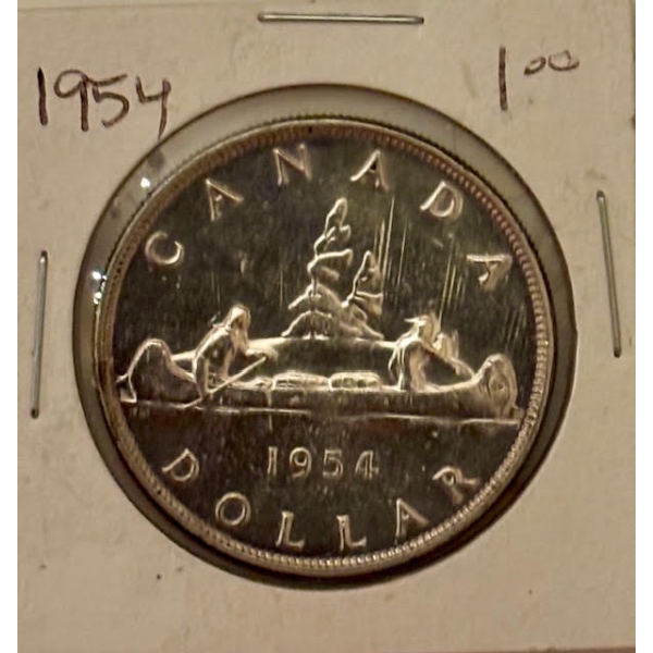 1954 $1 CDN COIN
