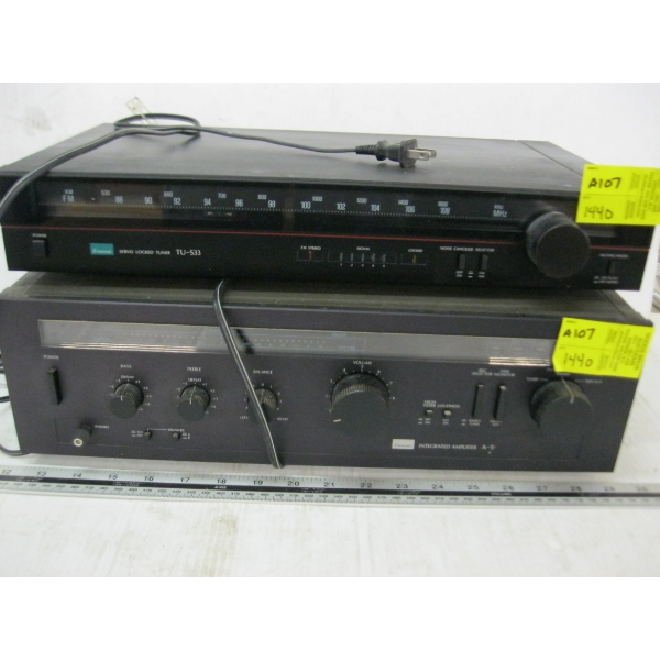 SANSUI TUNER & A SANSUI INTEGRATED AMPLIFIER
