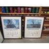 Image 4 : SET OF 1869-1969 CENTENNIAL UNION PACIFIC RAILWAY CALENDAR, POSTERS (12) - FRONT & BACK OF FRAMES