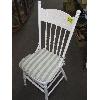 Image 1 : WHITE PAINTED PRESSBACK CHAIR