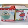 Image 4 : 3 BOXES OF MISC. KIDs TOYS, CUTTING BOARDS, METAL RACKS, SEWING ITEMS, ETC.