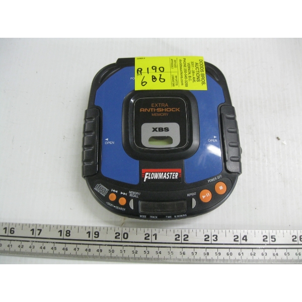 FLOWMASTER PORTABLE DISC PLAYER