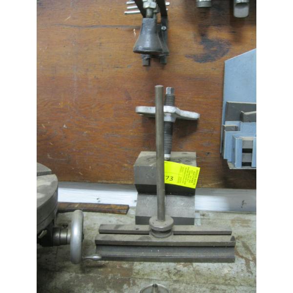 MISC. FEEDER HOLD DOWNS, LONG EXTENSION DRILL BITS, HOLDERS, MILLING BLOCKS, ETC.