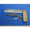 Image 1 : COLLECTABLE: DRAFTING TOOLS & SQUARE