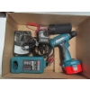 Image 1 : BOX OF MISC. ELECTRIC DRILL, VOLT METERS, ETC.