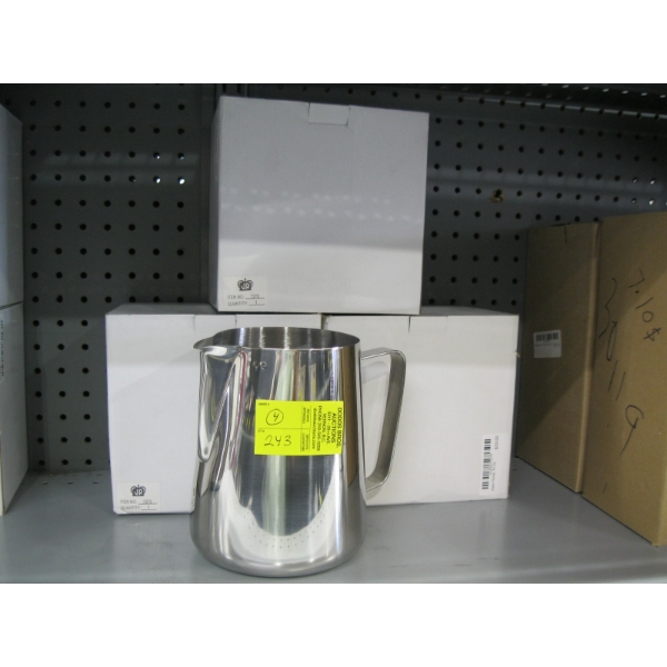 4 STAINLESS STEEL WATER PITCHERS