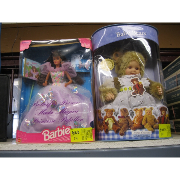 COLLECTABLE BARBIE & BABY BEAR DOLL