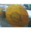 Image 2 : ROUND WOODEN TOP W/CENTER LAZY SUSAN