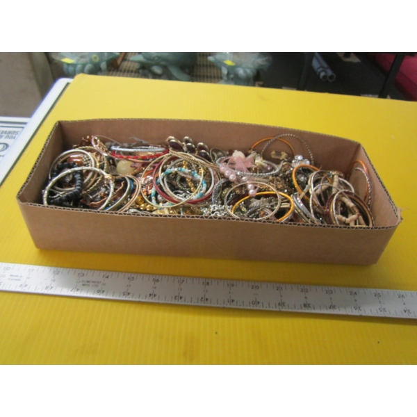 FLAT OF COSTUME JEWELLERY