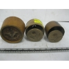 Image 2 : 3 WOODEN BUTTER PRESSES