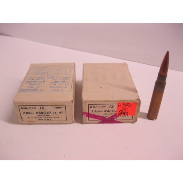 NABOJU 7.92MM BALL (8MM MAUSER)|2X15 CARTRIDGES