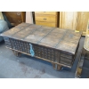 Image 1 : ANTIQUE LOOK WOODEN CASED TRUNK/STORAGE BOX