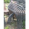 Image 4 : "AS IS" 8 RATTAN LOOK PATIO CHAIRS - NEED RE-DOING