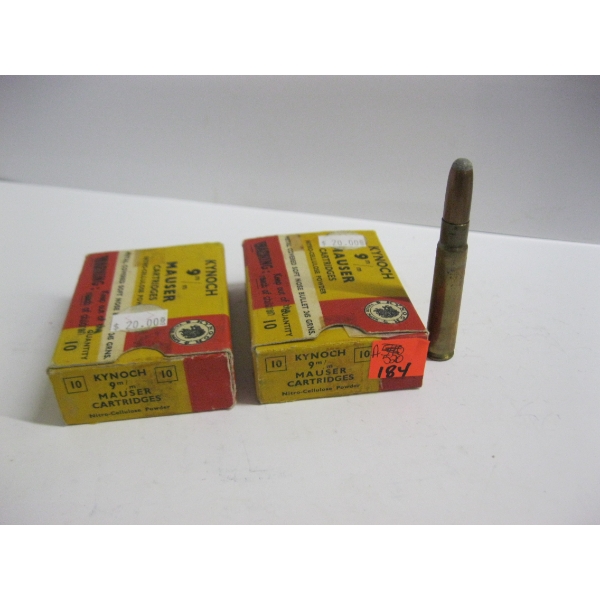 KYNOCH 9M MAUSWER 245GRS |2X10 CARTRIDGES