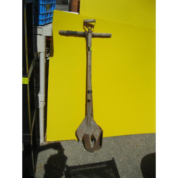 HAY CUTTER & A POLE AUGER