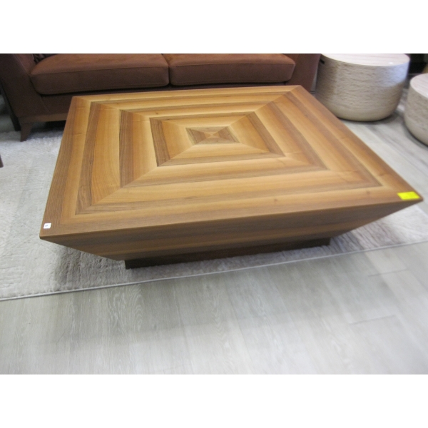 WOODEN SQUARE COFFEE TABLE, 125CM