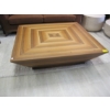 Image 1 : WOODEN SQUARE COFFEE TABLE, 125CM