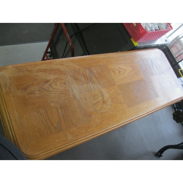 HALL TABLE - TOP IS STAINED