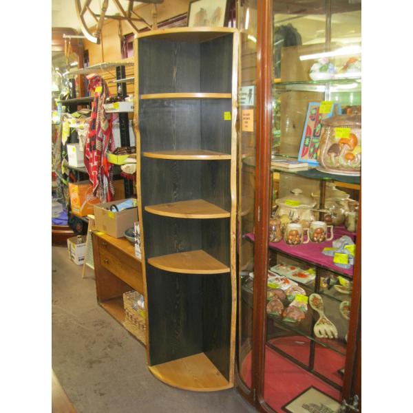 LIVE EDGE CORNER SHELF UNIT - 74"x21"x14"(D)