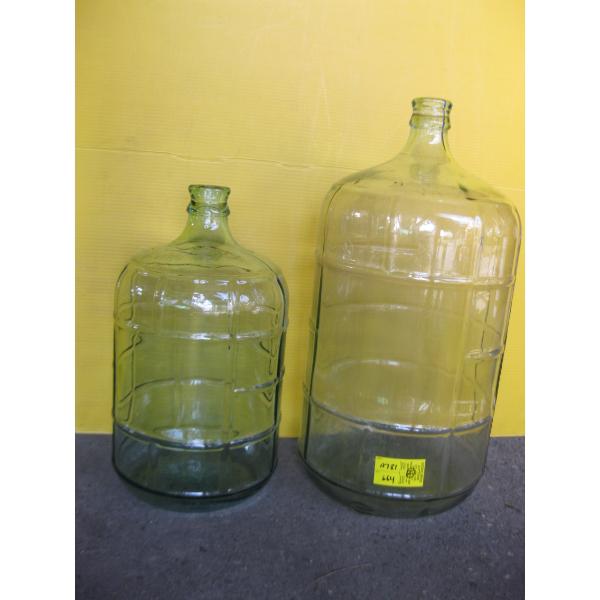 2 LG. GLASS JARS