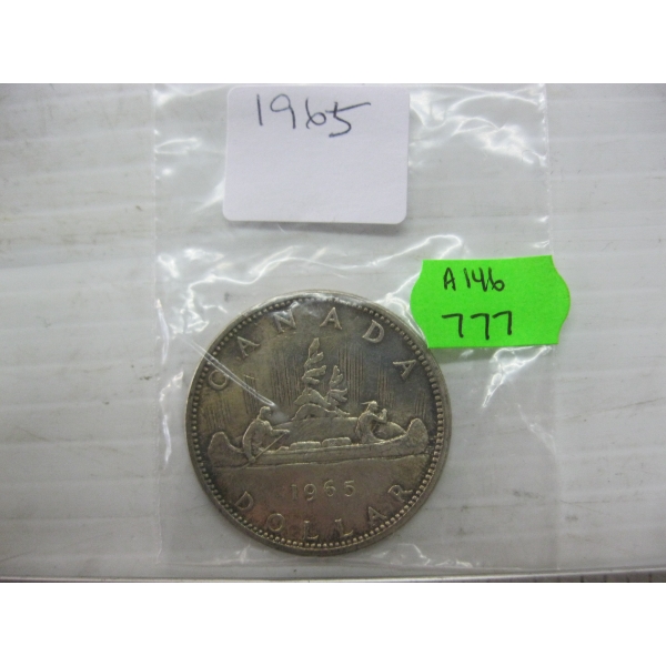 1965 CDN SILVER DOLLAR