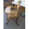 Image 2 : ANTIQUE ROCKING/SITTING CHAIR ON CASTORS