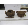 Image 2 : COUSHATTA LG. OWL PINE NEEDLE WOVEN BASKET