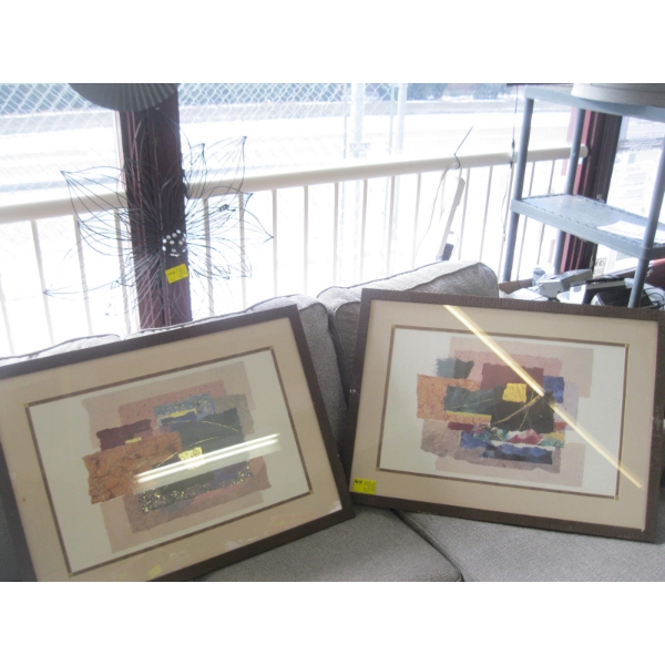 PAIR OF FRAMED PICTURES