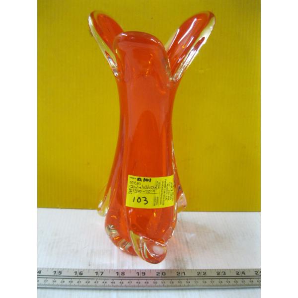 MCM CHALET GLASS VASE - UNMARKED