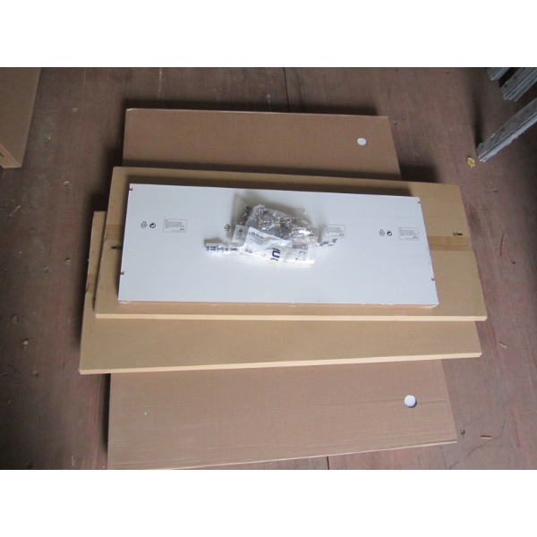 NEW IKEA CABINET 36X14 3/4X40" - COMPLETE W/HINGES, DOORS & SHELVES