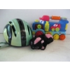 Image 5 : PINK PLASTIC BIN W/MISC. KIDs TOYS