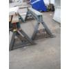 Image 1 : 2 HEAVY DUTY 8' METAL SAWHORSES