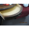 Image 2 : ROUND SINGLE DRAWER DRUM TOP ANTIQUE TABLE