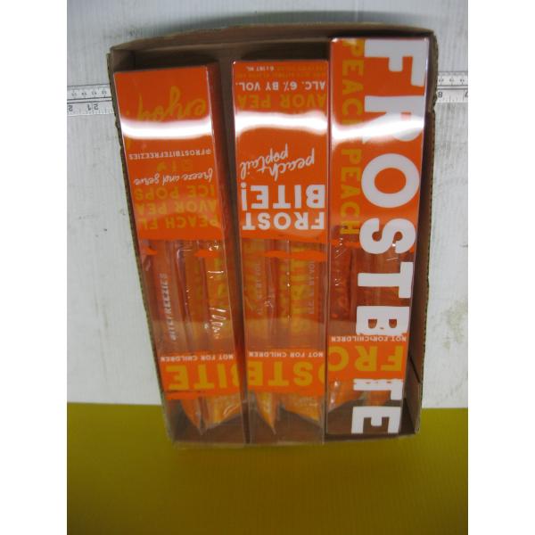 3 BOXES OF FROSTBITE PEACH WINE FREEZIES