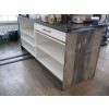 Image 2 : MATCHING ARBORITE TOP COUNTER W/PLEXIGLASS SHIELD & SINGLE DRAWER - 29"X68"