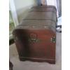 Image 3 : TRUNK & WICKER BASKET W/ASST. FIGURINES