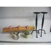 Image 1 : UNIQUE WOODEN CANDLEHOLDER