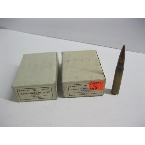 NABOJU 7.92MM BALL (8MM MAUSER)|2X15 CARTRIDGES