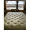 Image 3 : QUEEN SIZE BOX SPRING & MATTRESS W/ROLLER FRAME