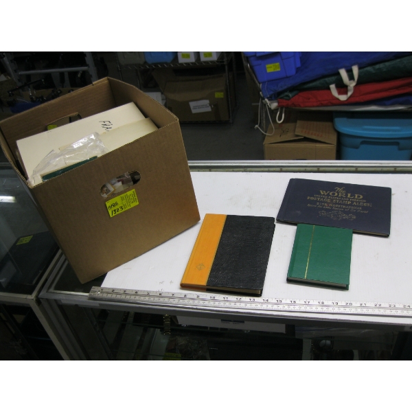 RUSSIAN 1960s BINDERS W/ASST. STAMPS & BOX OF WORLD STAMPS, 1000s