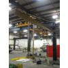 Image 1 : SWING ARM IBEAM W/2 TON CHAIN HOIST & 3 TON TROLLEY