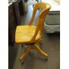 Image 2 : OAK DESK CHAIR ON CASTORS