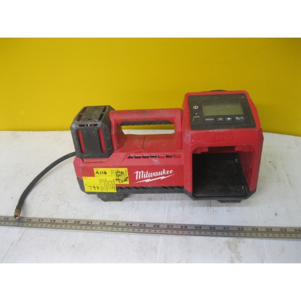 MILWAUKEE AIR INFLATOR - NO BATTERY OR CHARGER