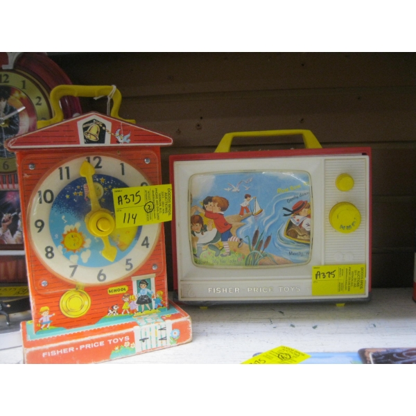 2 FISHER PRICE VINTAGE TOYS