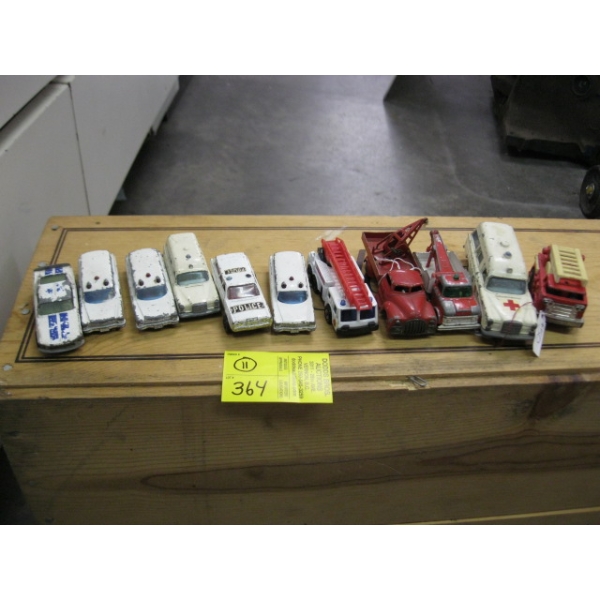 11 ASST. SAFETY VEHICLE CARS, TRUCKS & AMBULANCE
