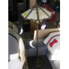 Image 1 : VINTAGE SLAG GLASS COAL LAMP