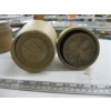 Image 3 : 4 ROUND WOODEN BUTTER STAMPS