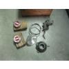 Image 2 : WOODEN CIL SHELL BOX W/MISC. AUTOMOTIVE PARTS